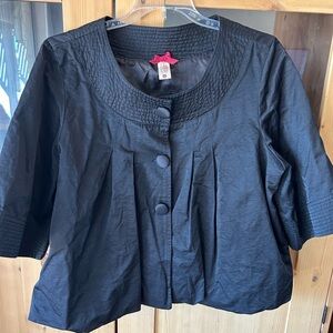 Downeast Women’s Large Black Cropped Coat